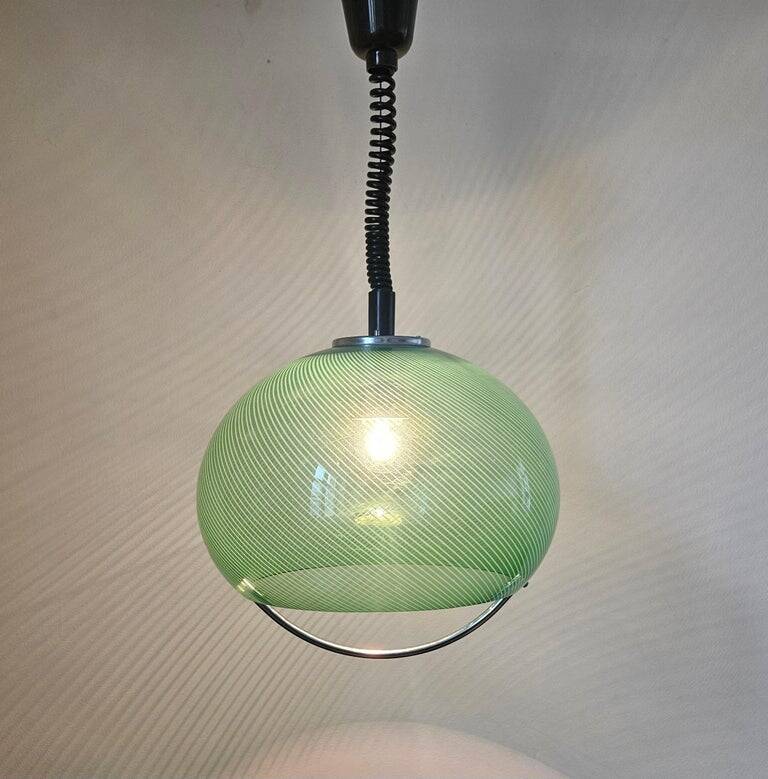 Midcentury Pendant Meblo, designed by Harvey Guzzini, Italy, 1970s