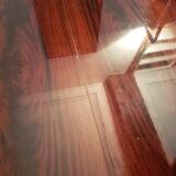 Louis XVI oval table in mahogany, 2 extensions