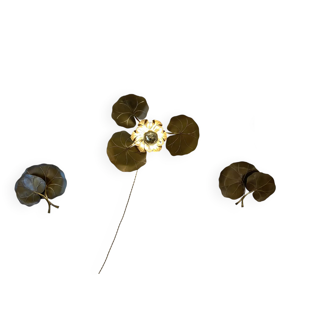 Set of Nénuphar wall lights from Florart, 1960s-1970s