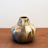 Art deco ceramic vase with coulure
