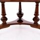 Round table - bench, Northern Europe, late 19th century. After renovation.