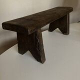 Folk art country bench/shelf, early 20th century