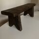 Folk art country bench/shelf, early 20th century