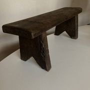 Banc de campagne étagère art populaire début 20e