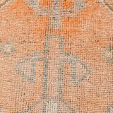 3x11 Orange Persian Runner, Rug For Hallway, Antique Runner Rug, 95x338Cm