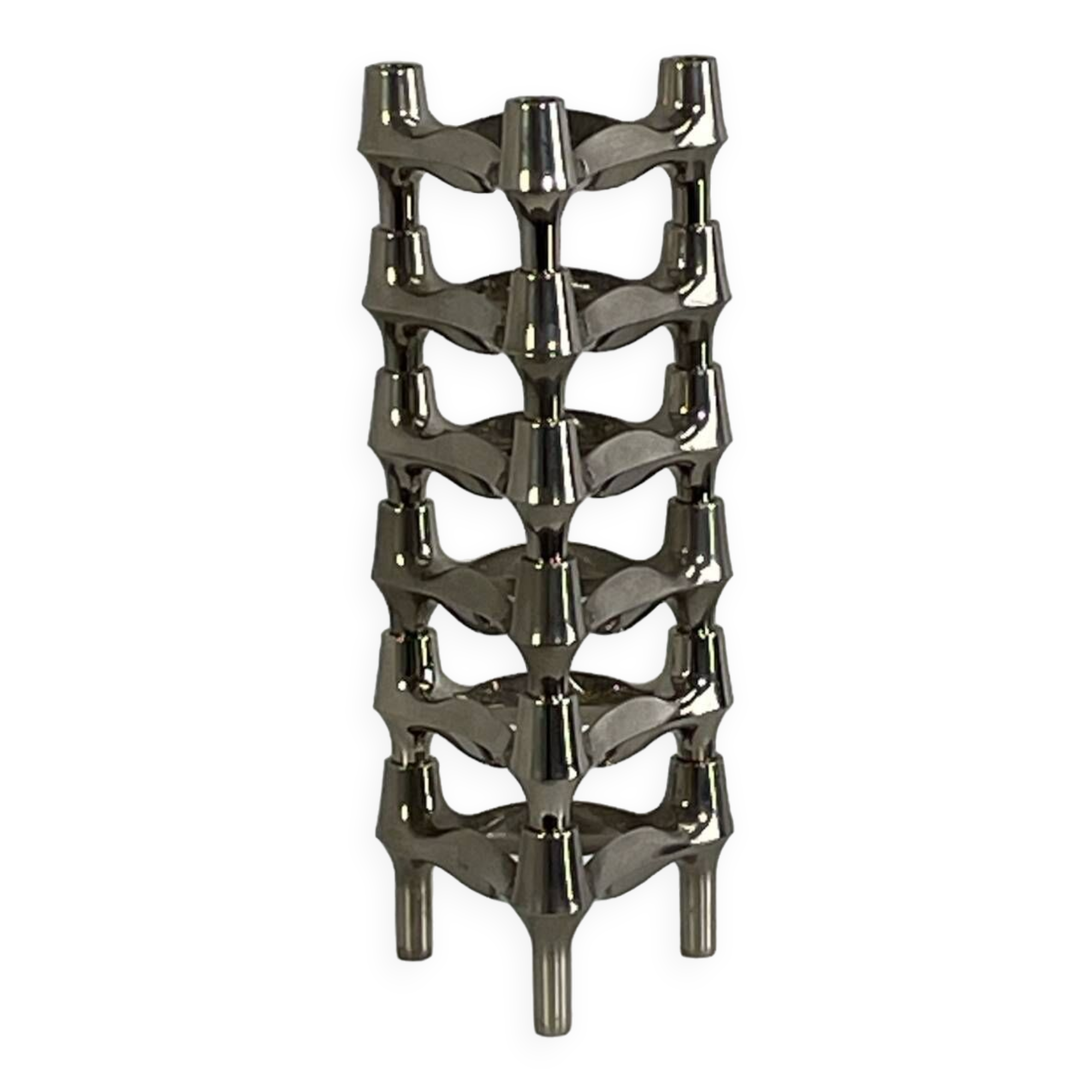 Series of 6 Nagel candlesticks