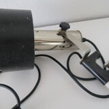 Vintage spot lamp 1960-70 metal and stainless steel with bakelite vice