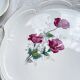 Service à dessert vintage 8 personnes en porcelaine de gien france modèle elegance motif fleuri