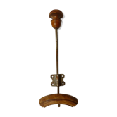 Double patère wood and metal
