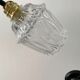 Pair of vintage electrified glass wall lamps