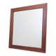 Mirror in mahogany frame, Danish design, 1970s, production: Denmark