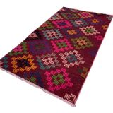 Vintage turkish kilim rug ,  136 x 76 cm