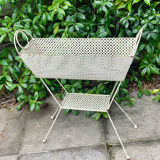 Perforated metal planter