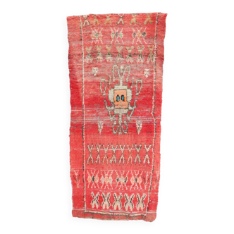 Boujad. tapis marocain vintage, 99 x 215 cm