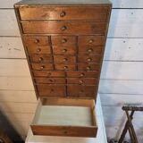 Watchmaker's workshop cabinet with drawers