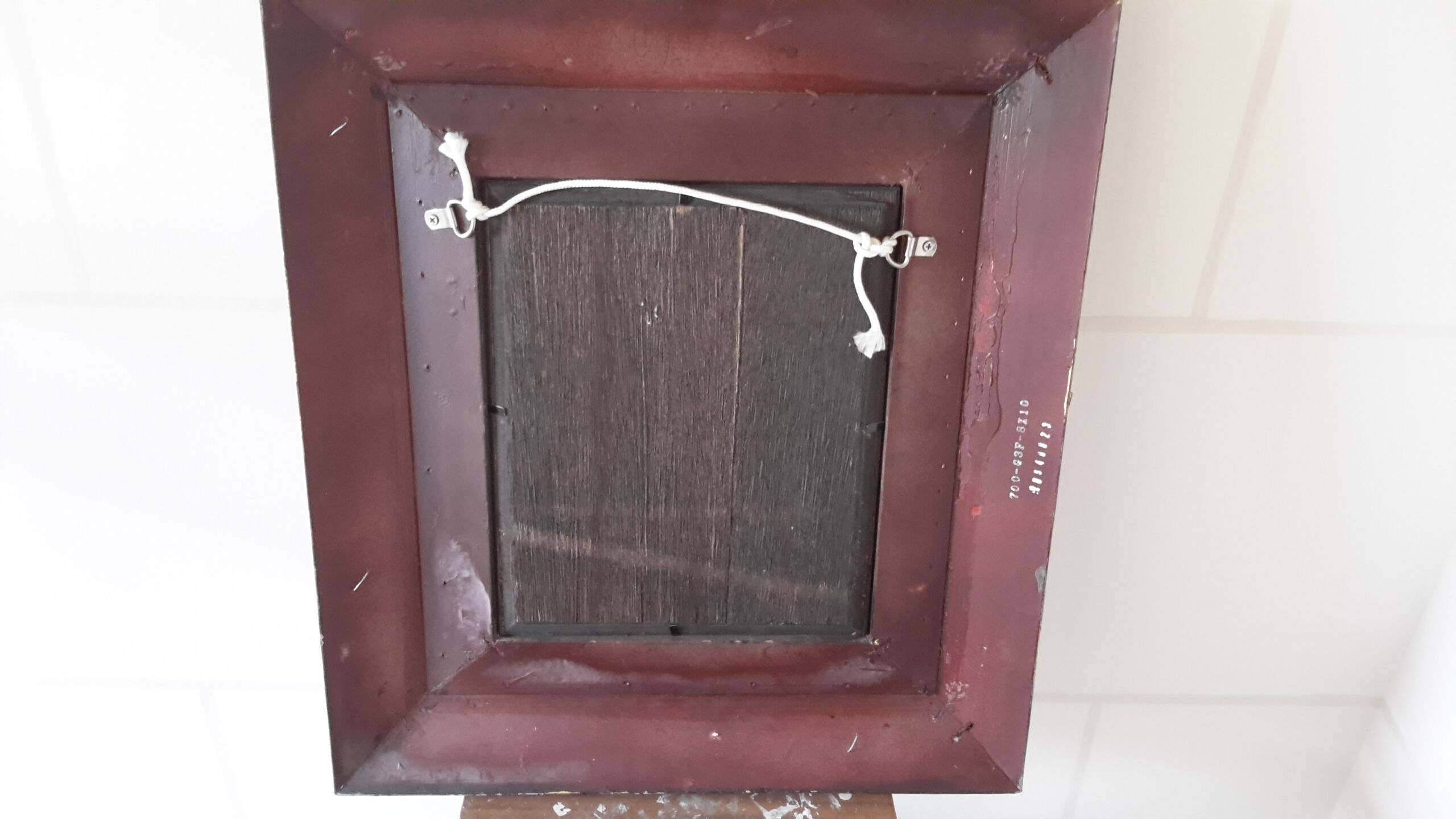 Oil on wood panel fine XIX th "The little girl with cats"