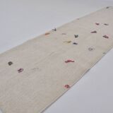 Handwoven Vintage Hemp Hallway Runner sku3921