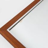 Mid-century teak mirror with shelve by De Coene, Belgium ca. 1960