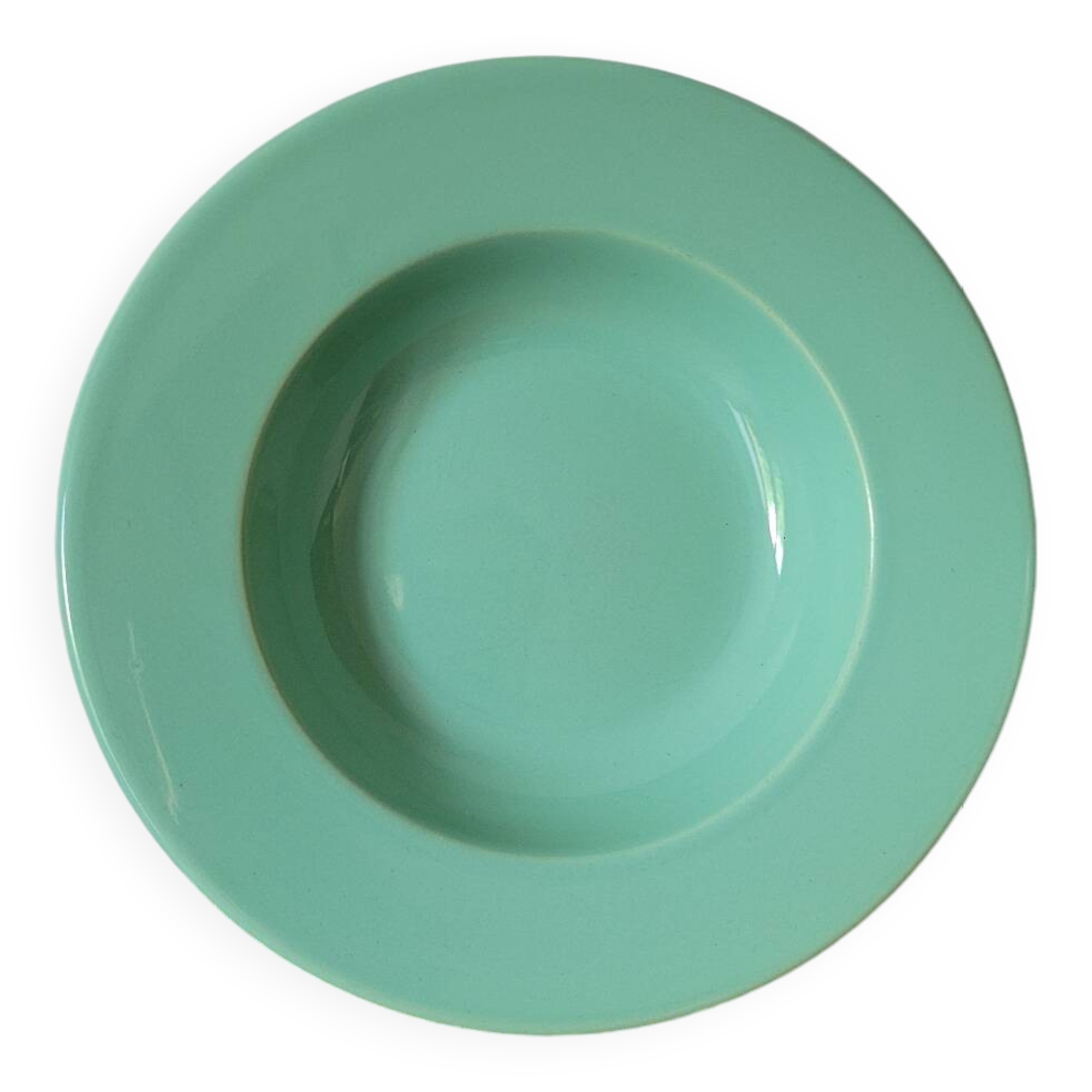 Green deep plate Moulin des Loups