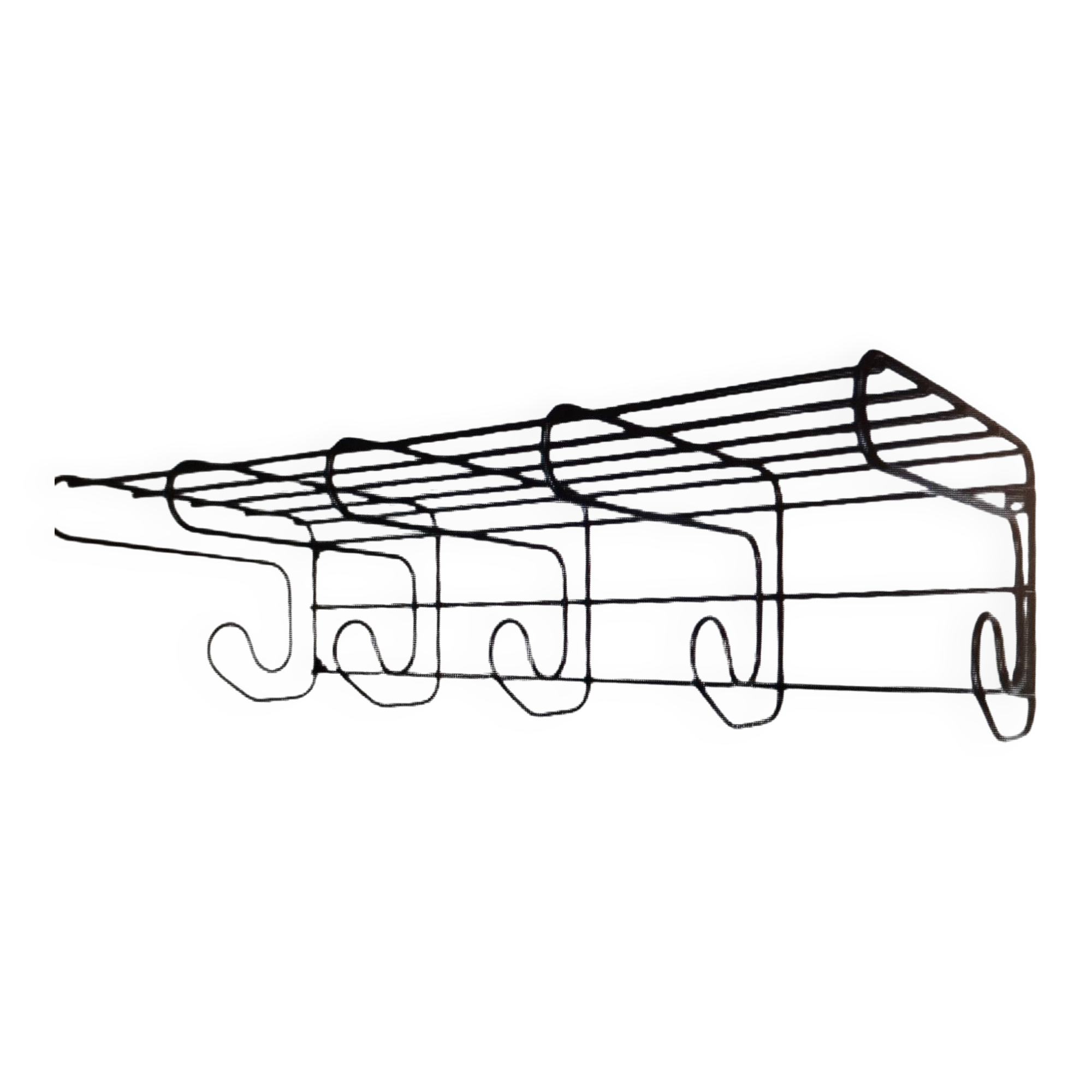 IKEA FRÄN Black coat rack by Louise Hederstrom