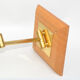 Lampshade wall lamp with a movable arm, France 1970s