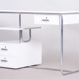 Bureau Bauhaus blanc fabriqué dans les années 1930 en Allemagne