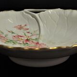 Hollow dish limoges porcelain france flowers xxth