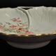 Hollow dish limoges porcelain france flowers xxth