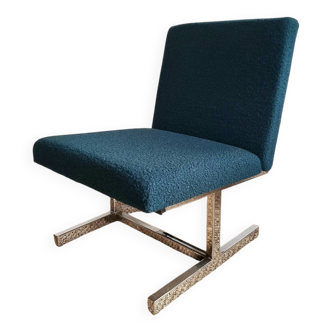 Fauteuil 70s retapissé
