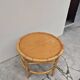 Vintage 1960s rattan coffee table