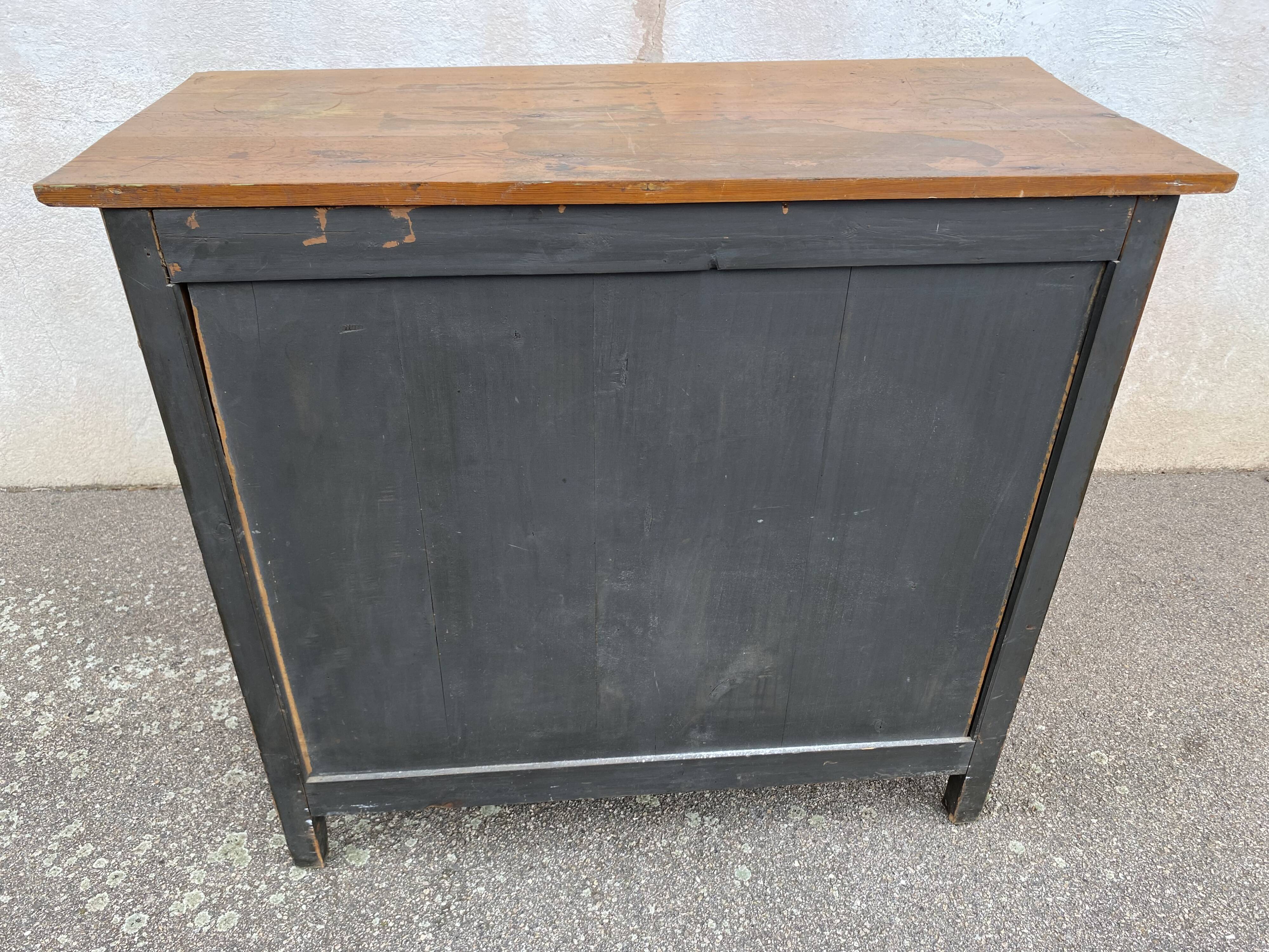 Bamboo chest of drawers