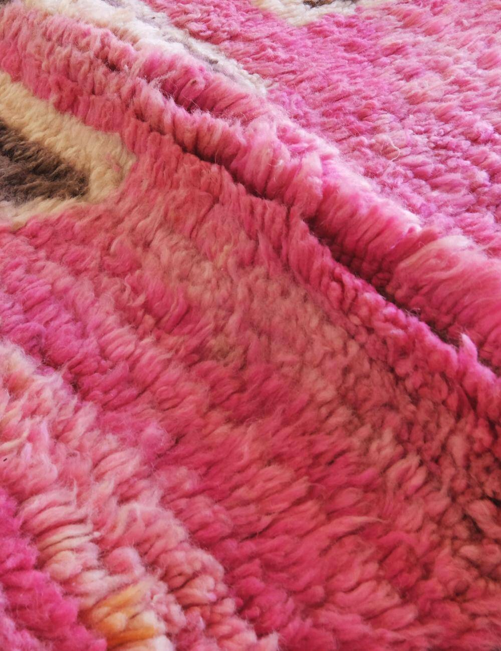 Fuchia Pink Rug - 249 x 158 cm