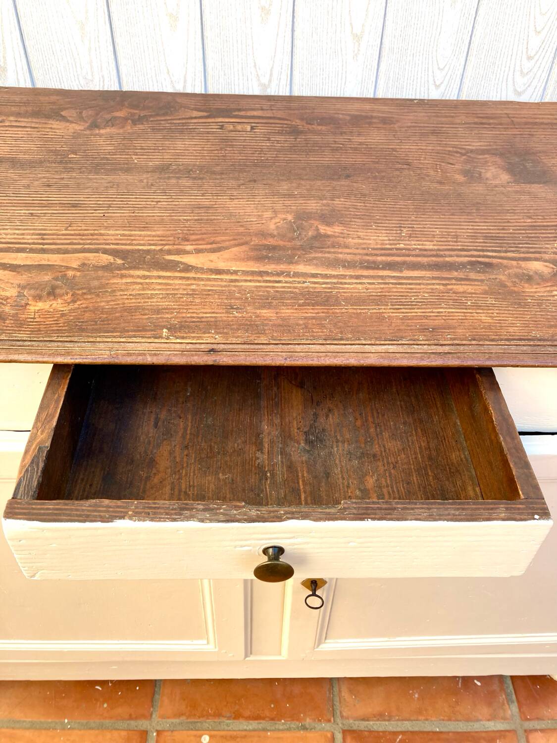 Commode buffet ancien massif