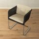 D44 cantilever chair by Tecta, 1980s, black mesh, chrome frame