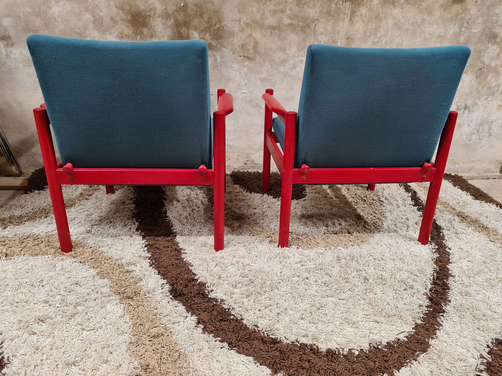 Pair of armchairs year 1960 vintage