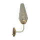 Applique métal doré et verre 1970