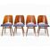 Set of 4 TON 514 chairs, Oswald Haerdtl, Czechoslovakia, 1950s