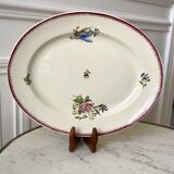 oval dish Villeroy & Boch La Louvière Belgian manufacture in Iron Earth early twentieth century