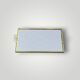 Antique gold metal mirror tray – gold diamond decoration