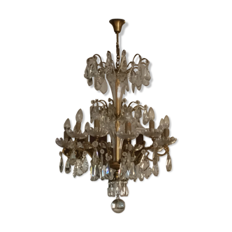 Crystal chandelier with tassels