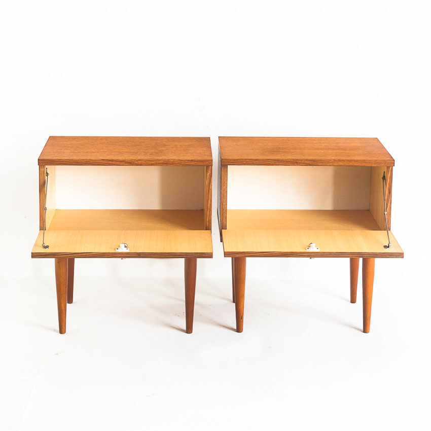 Pair of vintage / Mid Century bedside tables - France, 1960