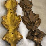 Gilded bronze ornaments, ancient decoration