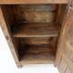 Armoire rustique en bois avec porte à panneau sculpté et ferrures en fer - Espagne, début XIXe siècle
