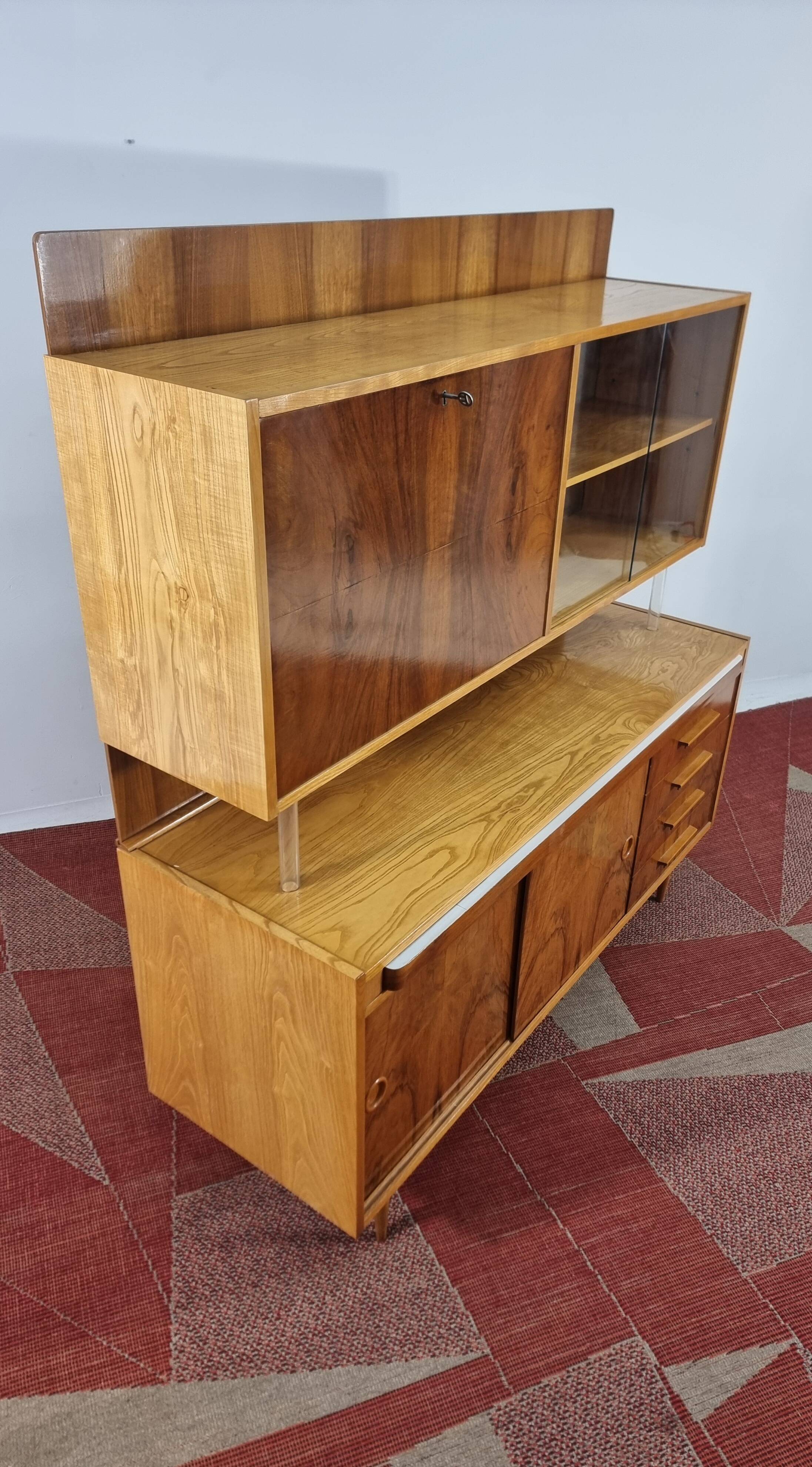 Vintage sideboard and desk, 1970s