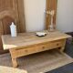 Oak coffee table