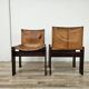 Pair of Monk chairs by Afra and Tobia Scarpa for Molteni, 1970