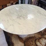 Carrara marble dining table