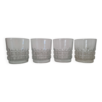 4 verres à whisky années 70's