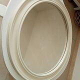 Vintage round resin mirror from the 60s/70s