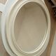 Vintage round resin mirror from the 60s/70s
